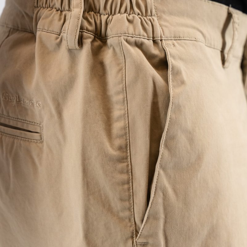 Βερμούδα Cargo Guy Laroche μπεζ regular fit  GLES16521_71154_55 - Image 5