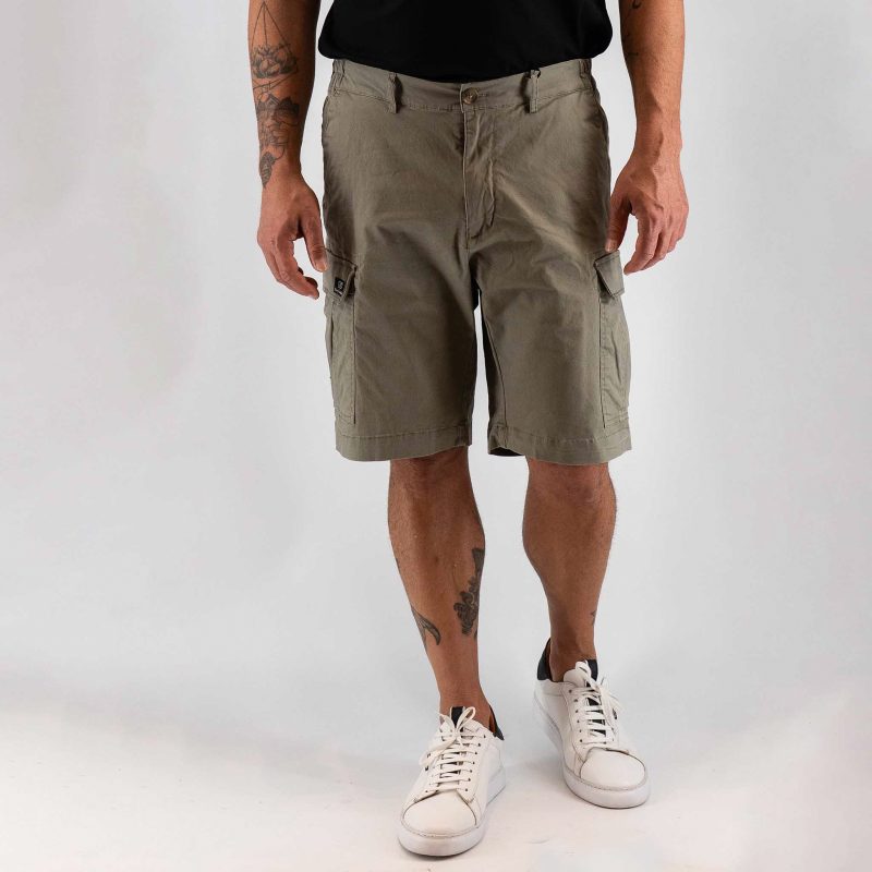 Βερμούδα Cargo Guy Laroche λαδί regular fit GLES16521_71154_94 - Image 5