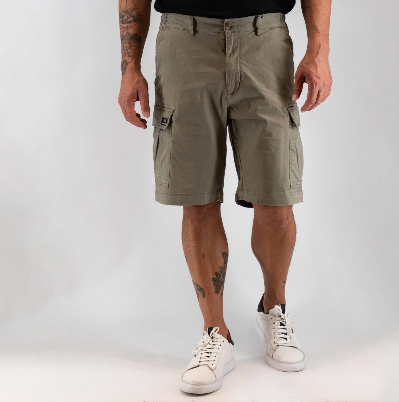 Βερμούδα Cargo Guy Laroche λαδί regular fit GLES16521_71154_94