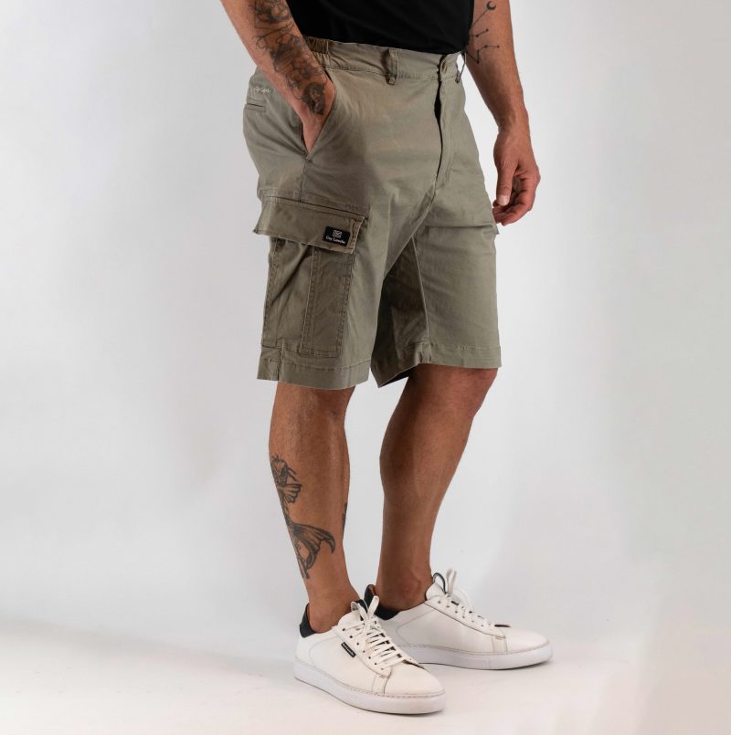 Βερμούδα Cargo Guy Laroche λαδί regular fit GLES16521_71154_94 - Image 3
