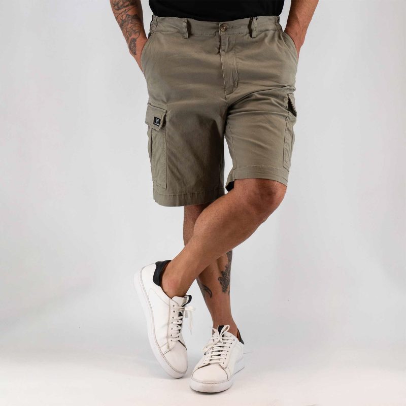 Βερμούδα Cargo Guy Laroche λαδί regular fit GLES16521_71154_94 - Image 2