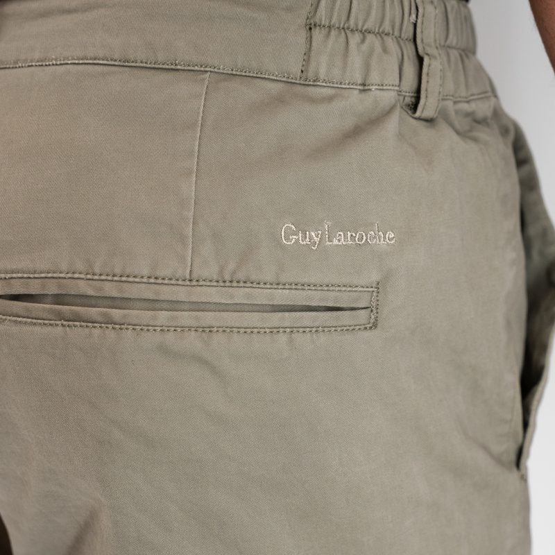 Βερμούδα Cargo Guy Laroche λαδί regular fit GLES16521_71154_94 - Image 6