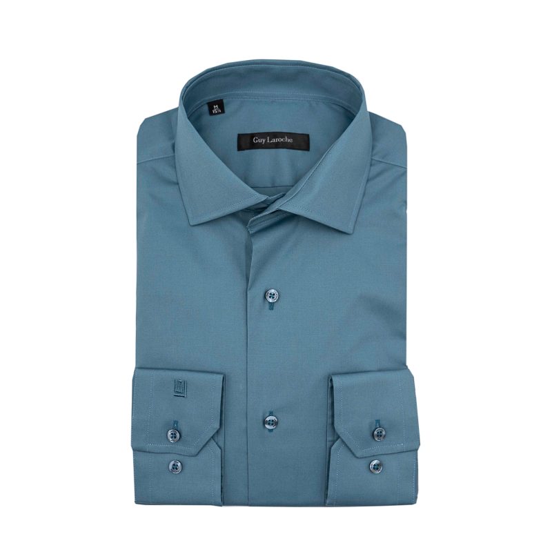 Πουκάμισο Guy Laroche στο χρώμα της μέντας regular fit GLES18244_CL_6