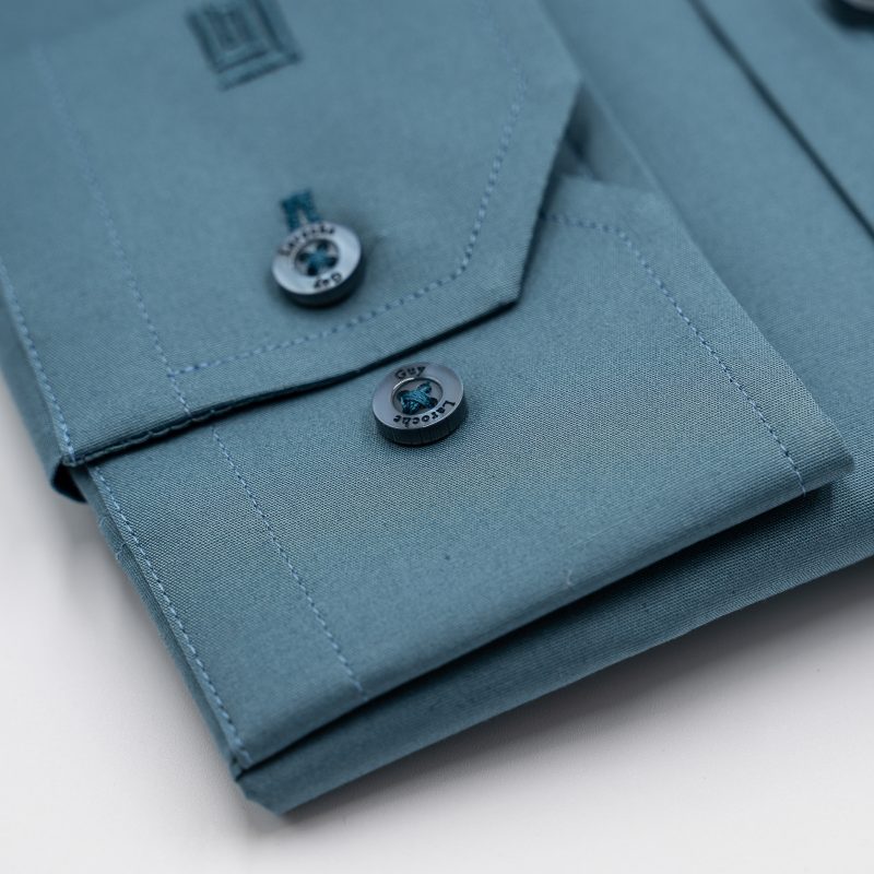Πουκάμισο Guy Laroche στο χρώμα της μέντας regular fit GLES18244_CL_6 - Image 3