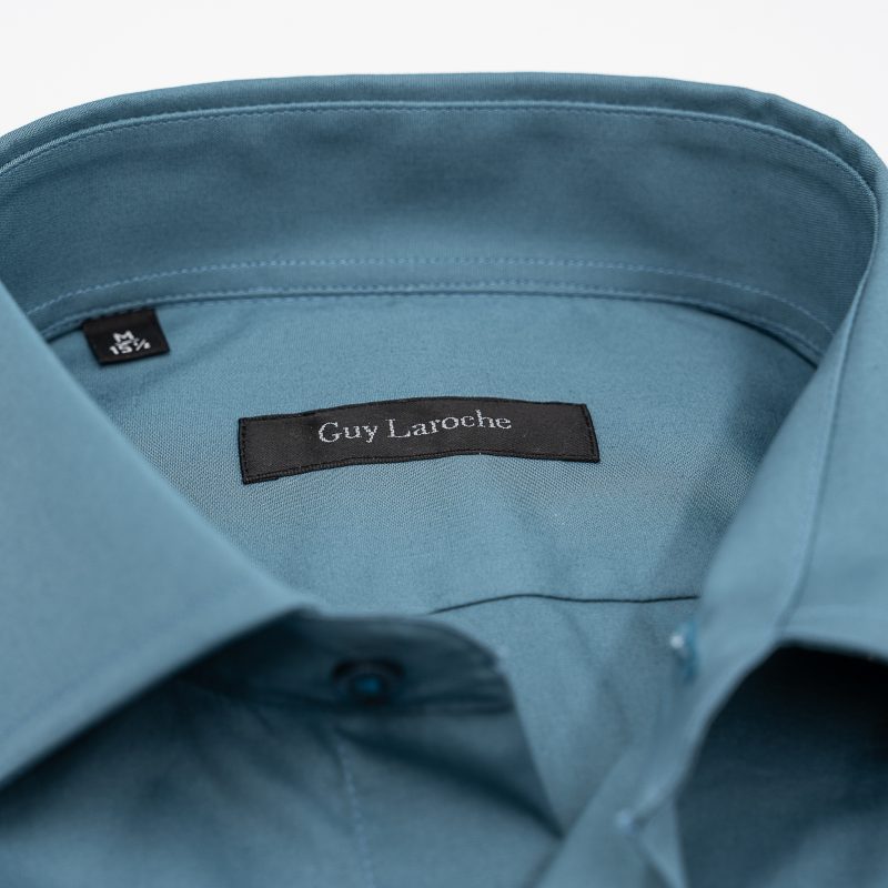 Πουκάμισο Guy Laroche στο χρώμα της μέντας regular fit GLES18244_CL_6 - Image 4