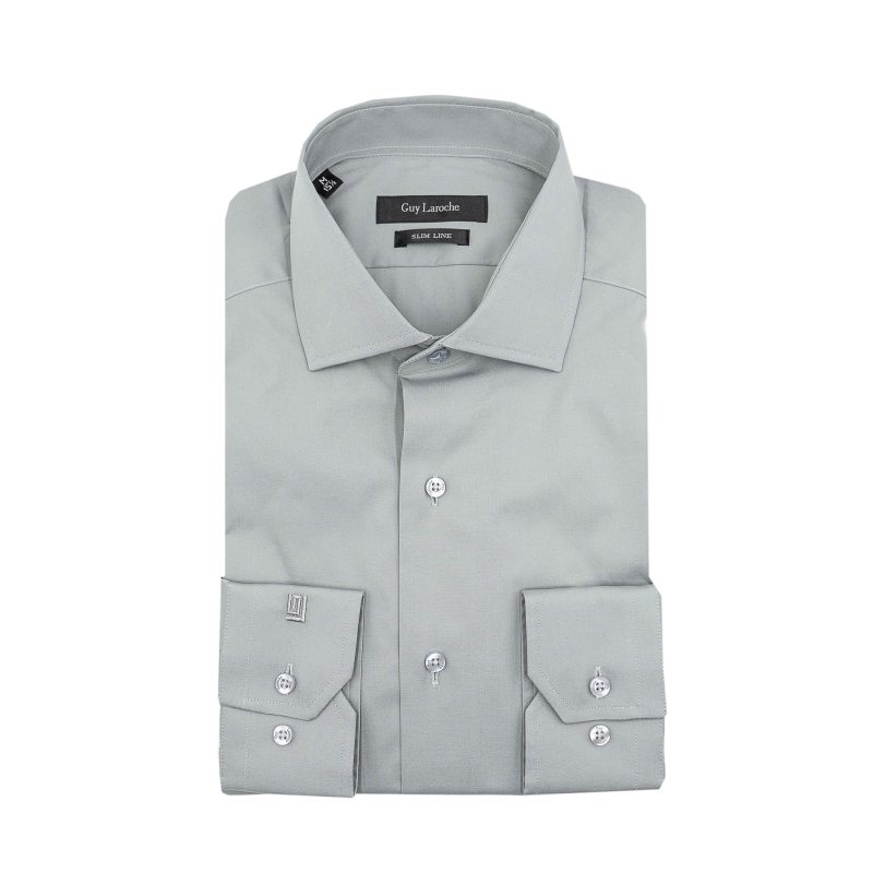 Πουκάμισο Guy Laroche λαδί ανοιχτό fit line GLES18244_SL_5