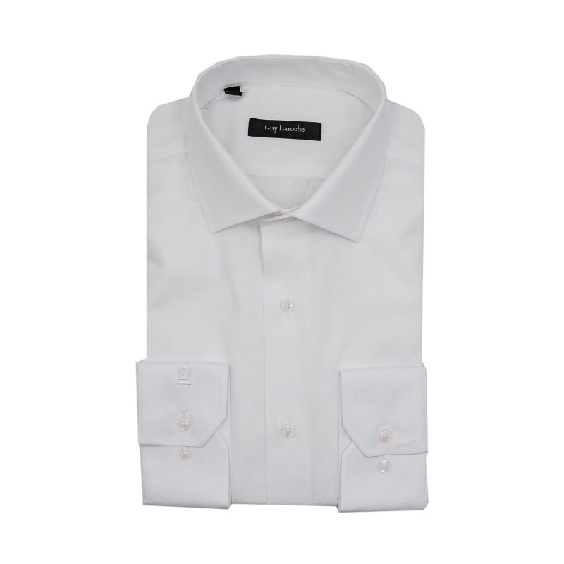 Πουκάμισο Guy Laroche λευκό regular fit GLES18259_CL_1