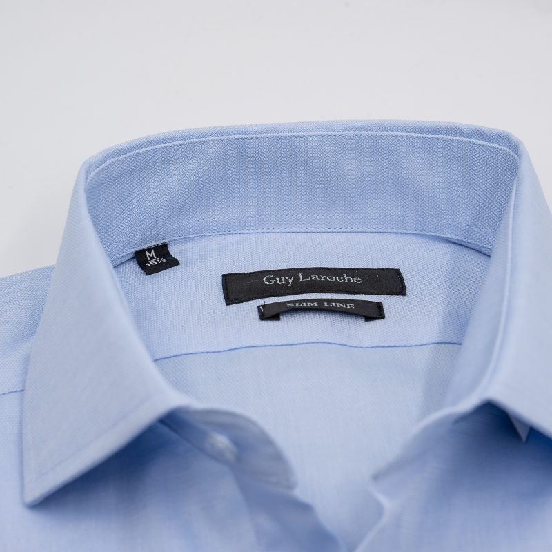 Πουκάμισο Guy Laroche σιέλ fit line GLES18264_SL_2 - Image 4