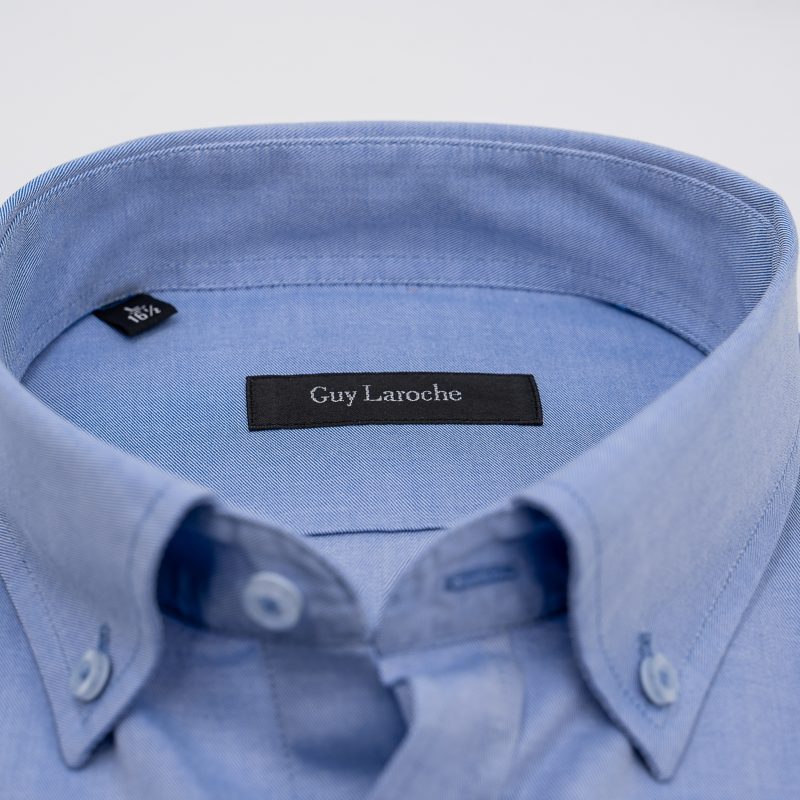 Πουκάμισο κοντομάνικο Guy Laroche σιέλ regular fit GLES18306_BDSS_2 - Image 2
