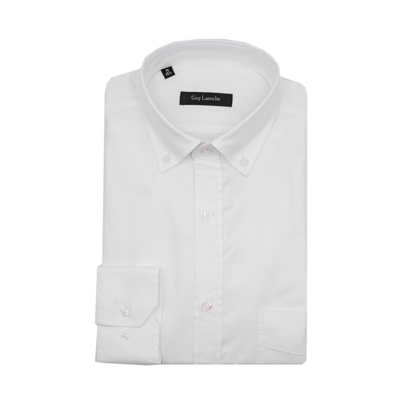 Πουκάμισο Guy Laroche λευκό regular fit GLES18306_BD_1