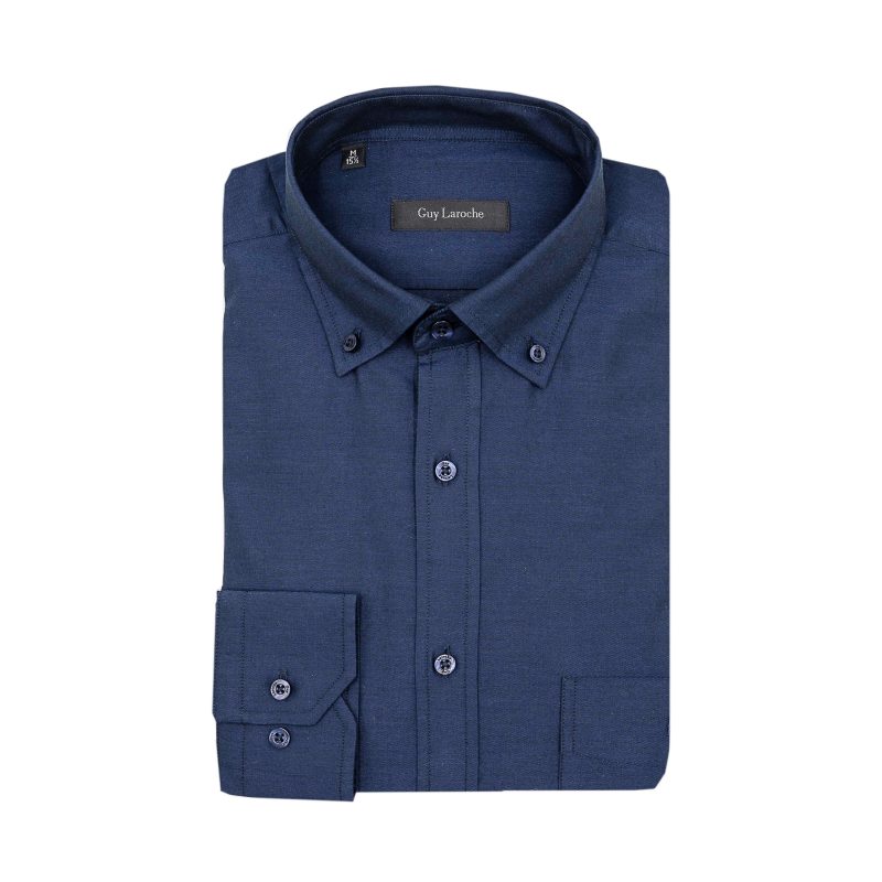 Πουκάμισο Guy Laroche μπλε regular fit GLES18306_BD_4