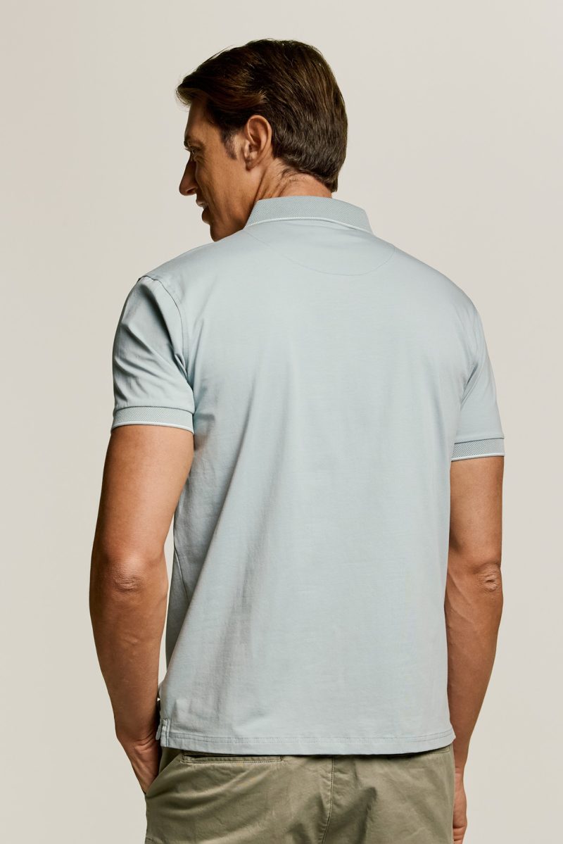 Μπλούζα πόλο Guy Laroche μέντα κοντομάνικη regular fit GLES1925_04 - Image 6