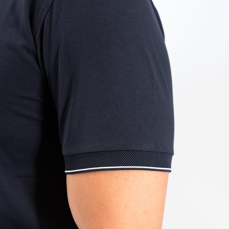 Μπλούζα πόλο Guy Laroche μπλε κοντομάνικη regular fit GLES1925_48 - Image 5