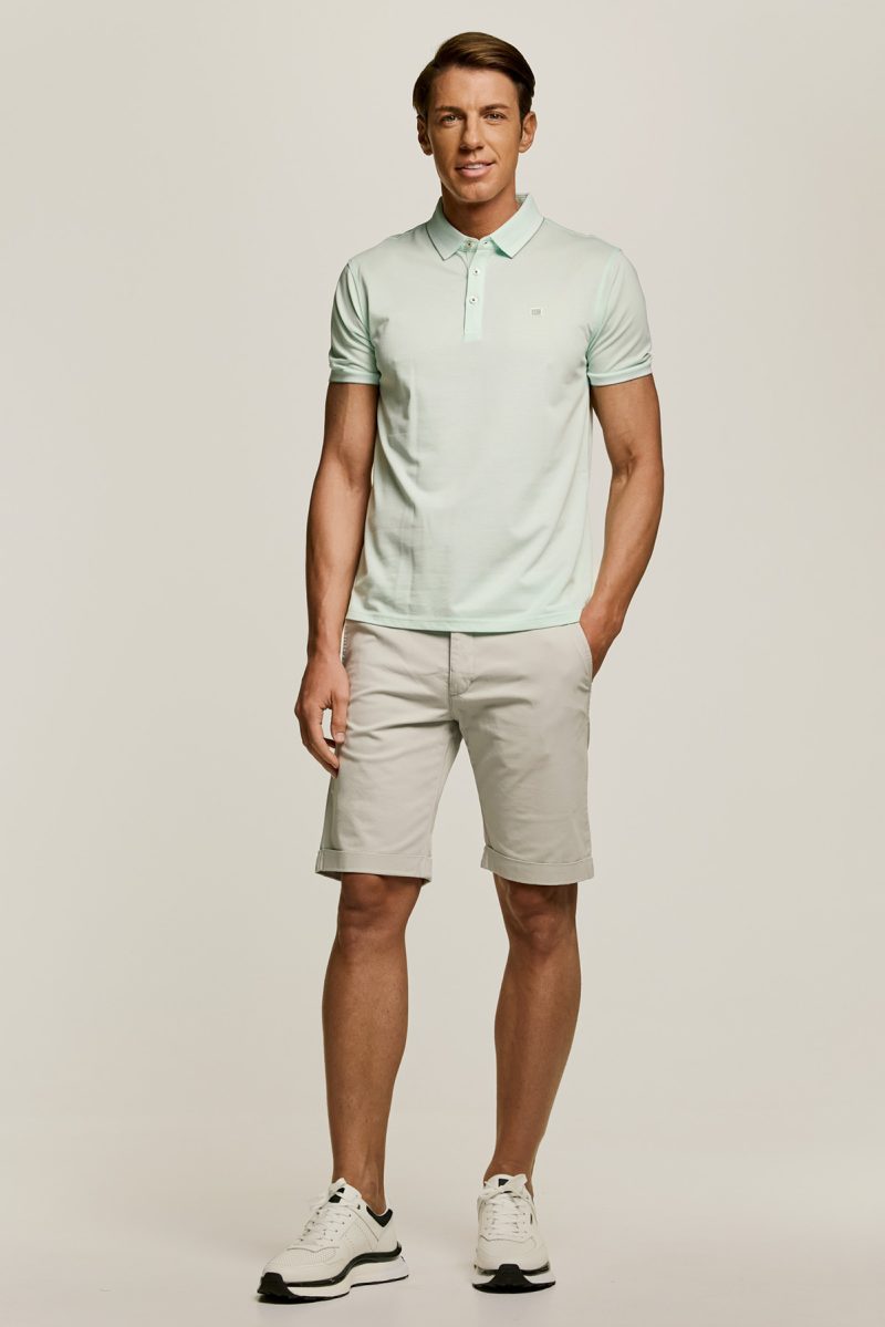 Μπλούζα πόλο Guy Laroche βεραμάν κοντομάνικη regular fit GLES1931_30 - Image 2