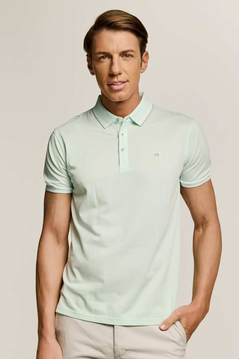 Μπλούζα πόλο Guy Laroche βεραμάν κοντομάνικη regular fit GLES1931_30 - Image 7