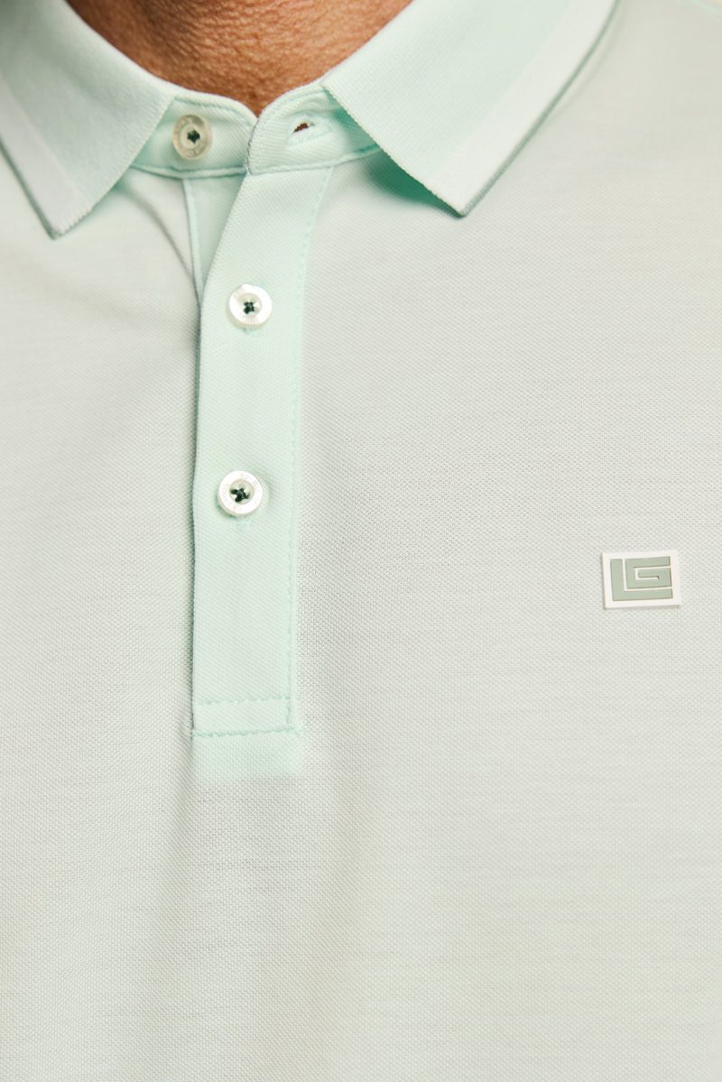 Μπλούζα πόλο Guy Laroche βεραμάν κοντομάνικη regular fit GLES1931_30 - Image 6