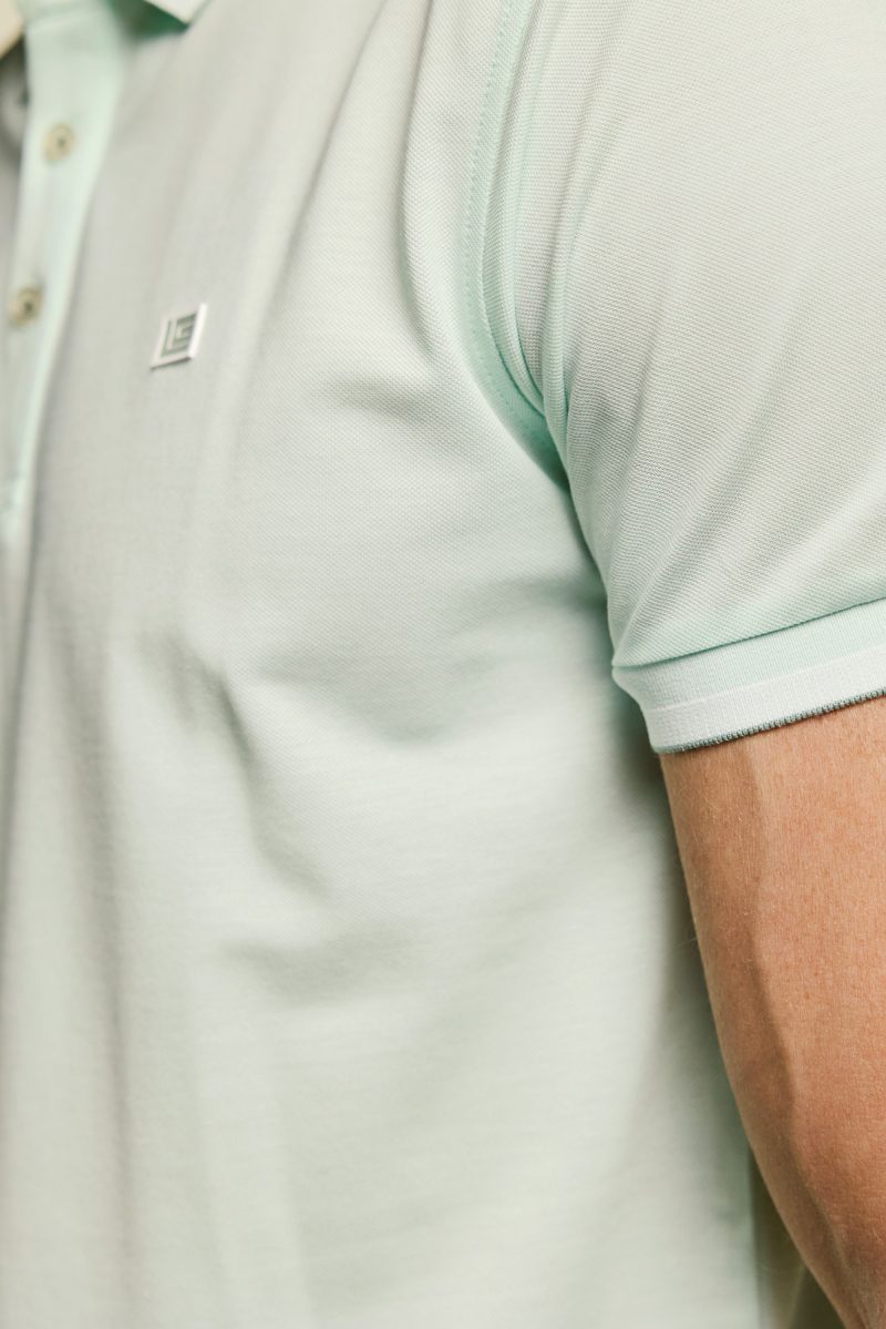 Μπλούζα πόλο Guy Laroche βεραμάν κοντομάνικη regular fit GLES1931_30 - Image 5