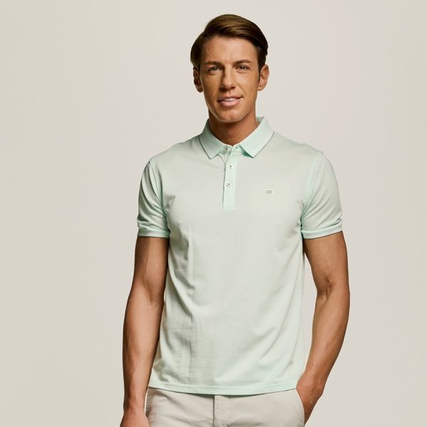 Μπλούζα πόλο Guy Laroche βεραμάν κοντομάνικη regular fit GLES1931_30