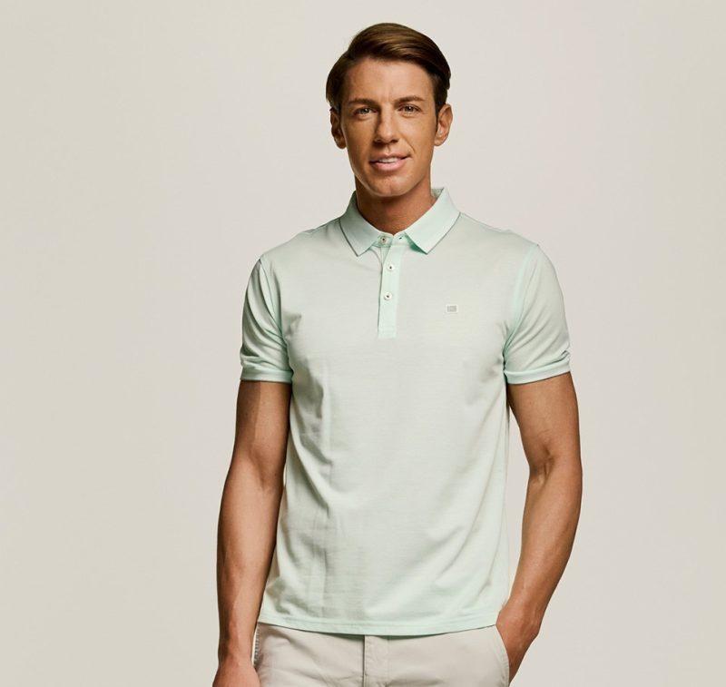 Μπλούζα πόλο Guy Laroche βεραμάν κοντομάνικη regular fit GLES1931_30