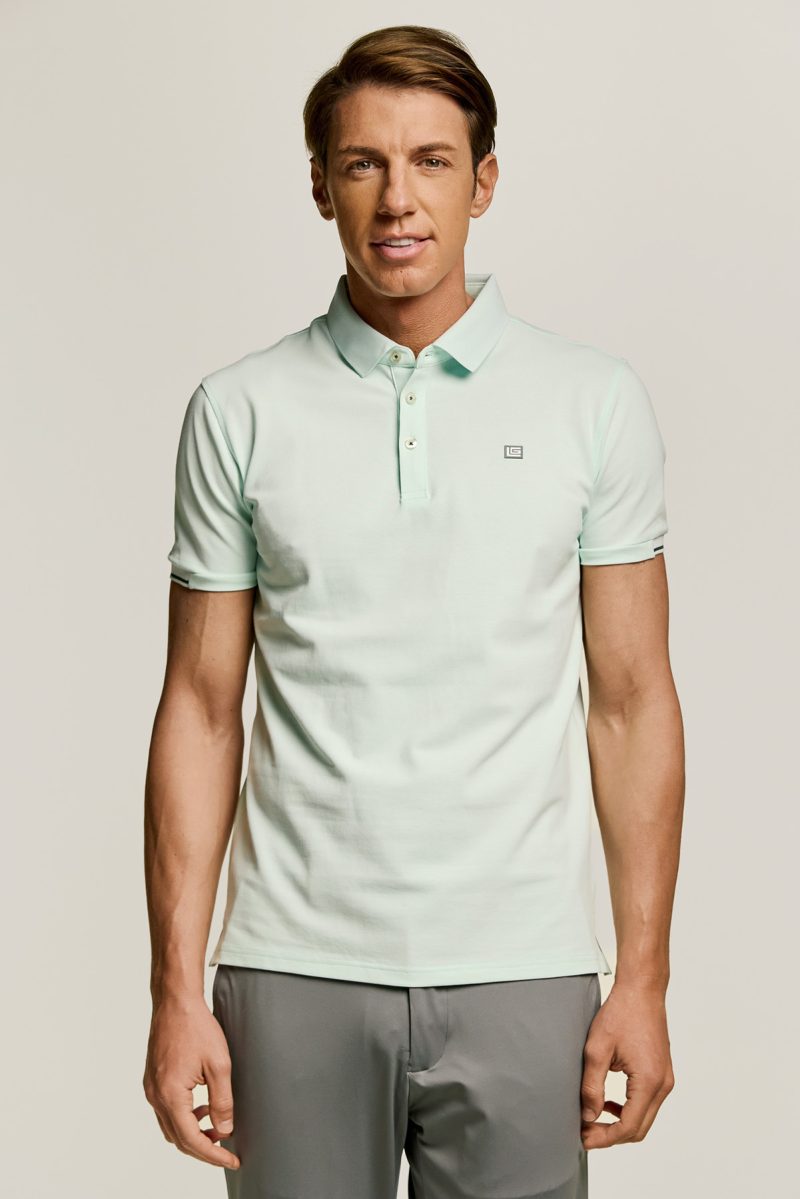 Μπλούζα πόλο Guy Laroche βεραμάν κοντομάνικη regular fit GLES1932_30 - Image 2