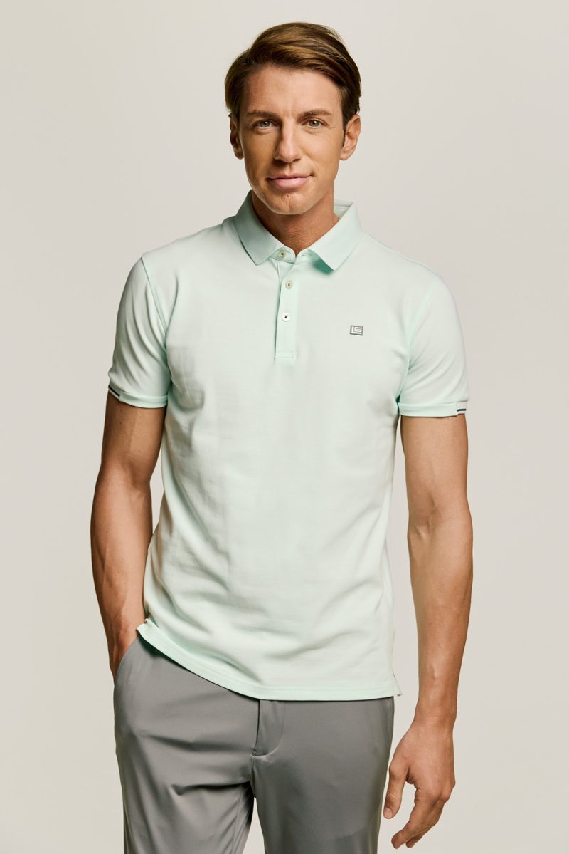 Μπλούζα πόλο Guy Laroche βεραμάν κοντομάνικη regular fit GLES1932_30 - Image 3