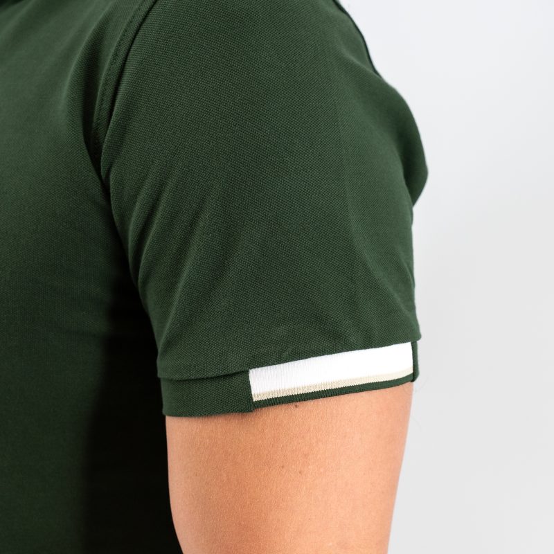 Μπλούζα πόλο Guy Laroche κυπαρισσί κοντομάνικη regular fit GLES1932_38 - Image 4