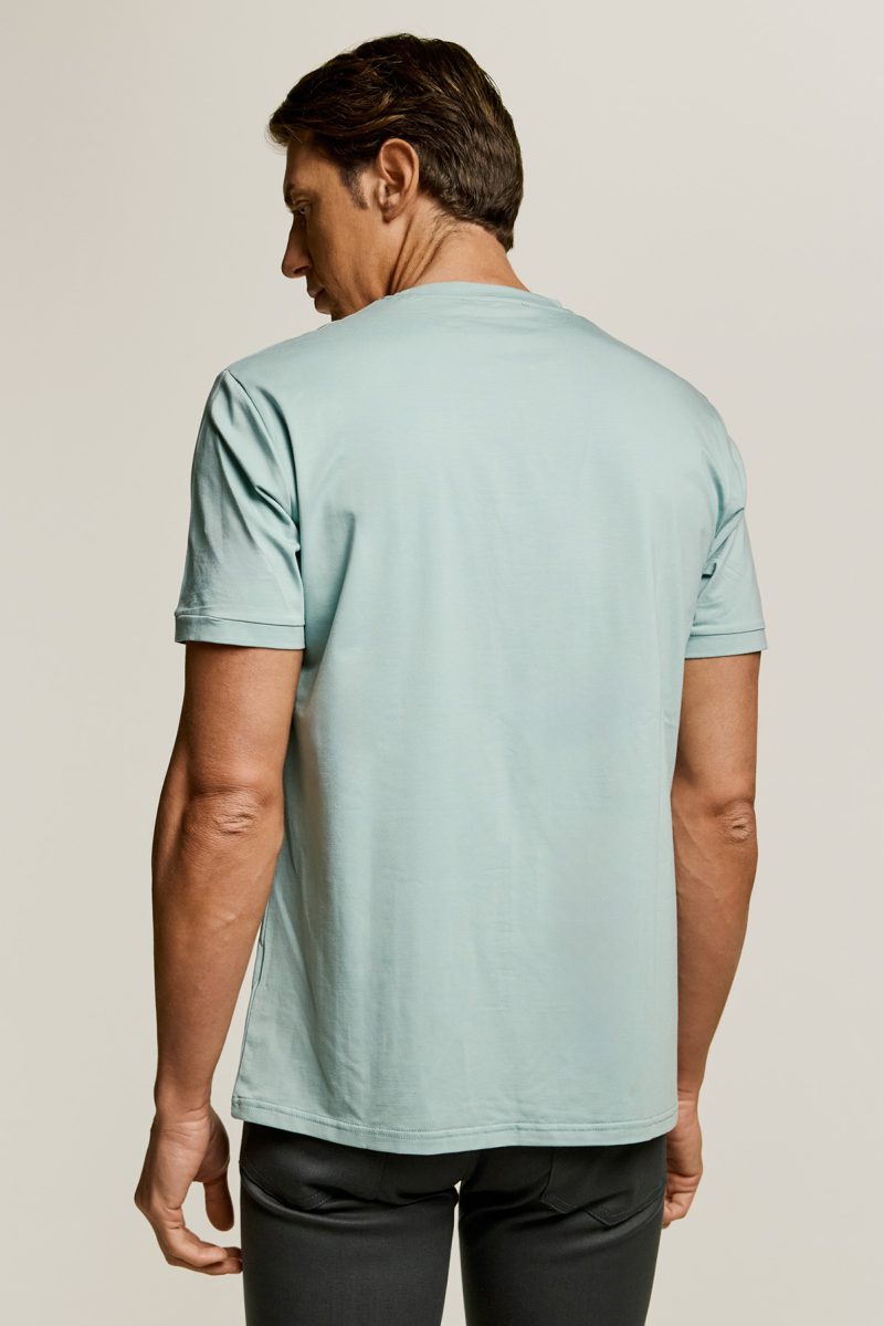 Μπλούζα t-shirt modal Guy Laroche μέντα regular fit GLES19801_7 - Image 6