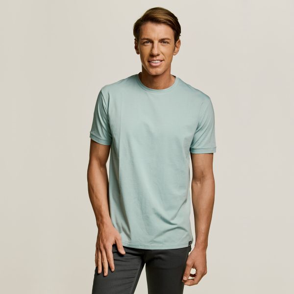Μπλούζα t-shirt modal Guy Laroche μέντα regular fit GLES19801_7 - 3XL, Μέντα