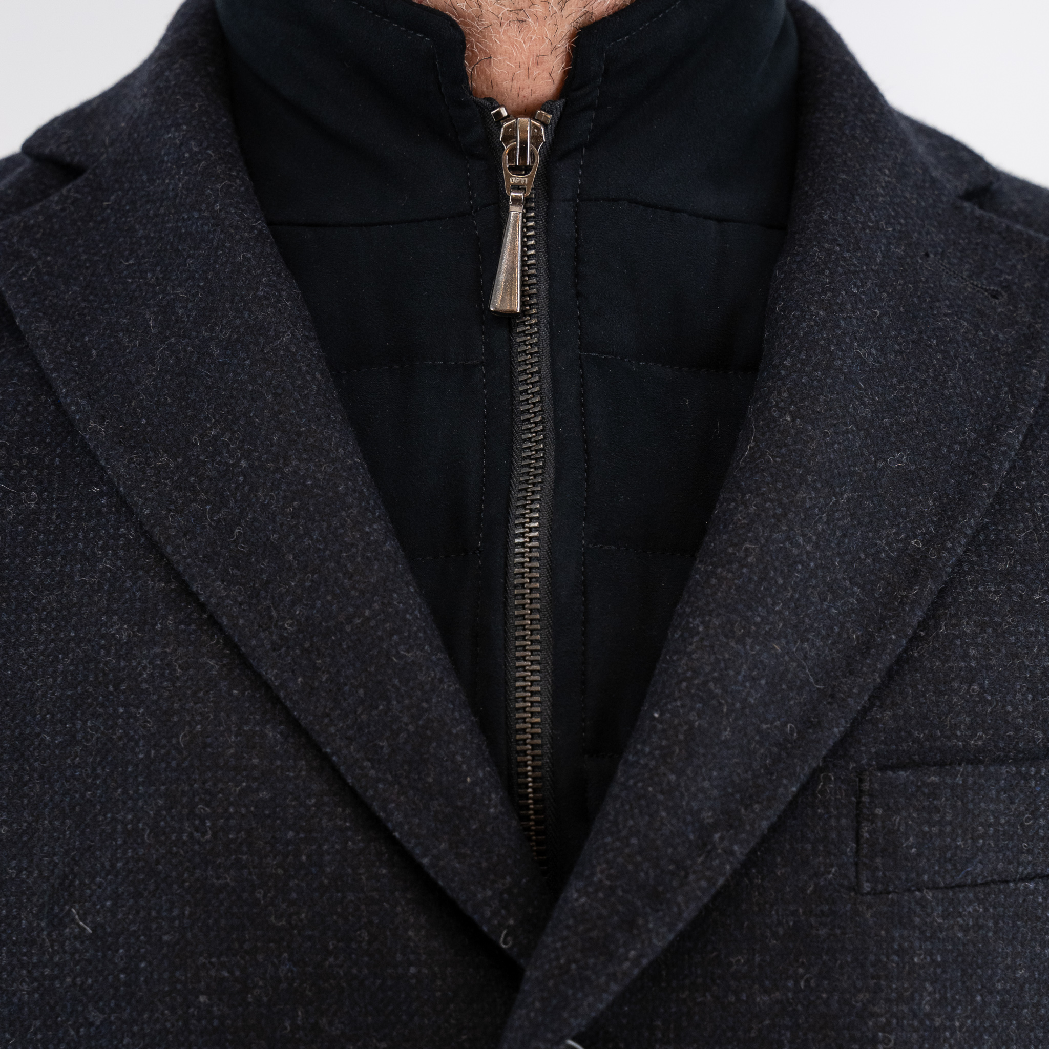 Ημίπαλτο με αποσπώμενη μόστρα Guy Laroche μπλε fit line GL2226271_K250_323 - Image 9