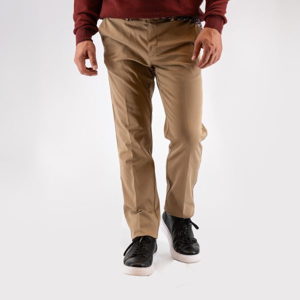 Παντελόνι chinos Guy Laroche μπεζ fit line GL2325165_71155_10