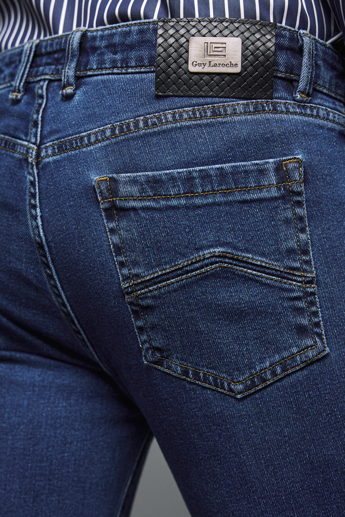 Παντελόνι Jean Guy Laroche μπλε regular fit GL2325176_58817_2 - Image 6