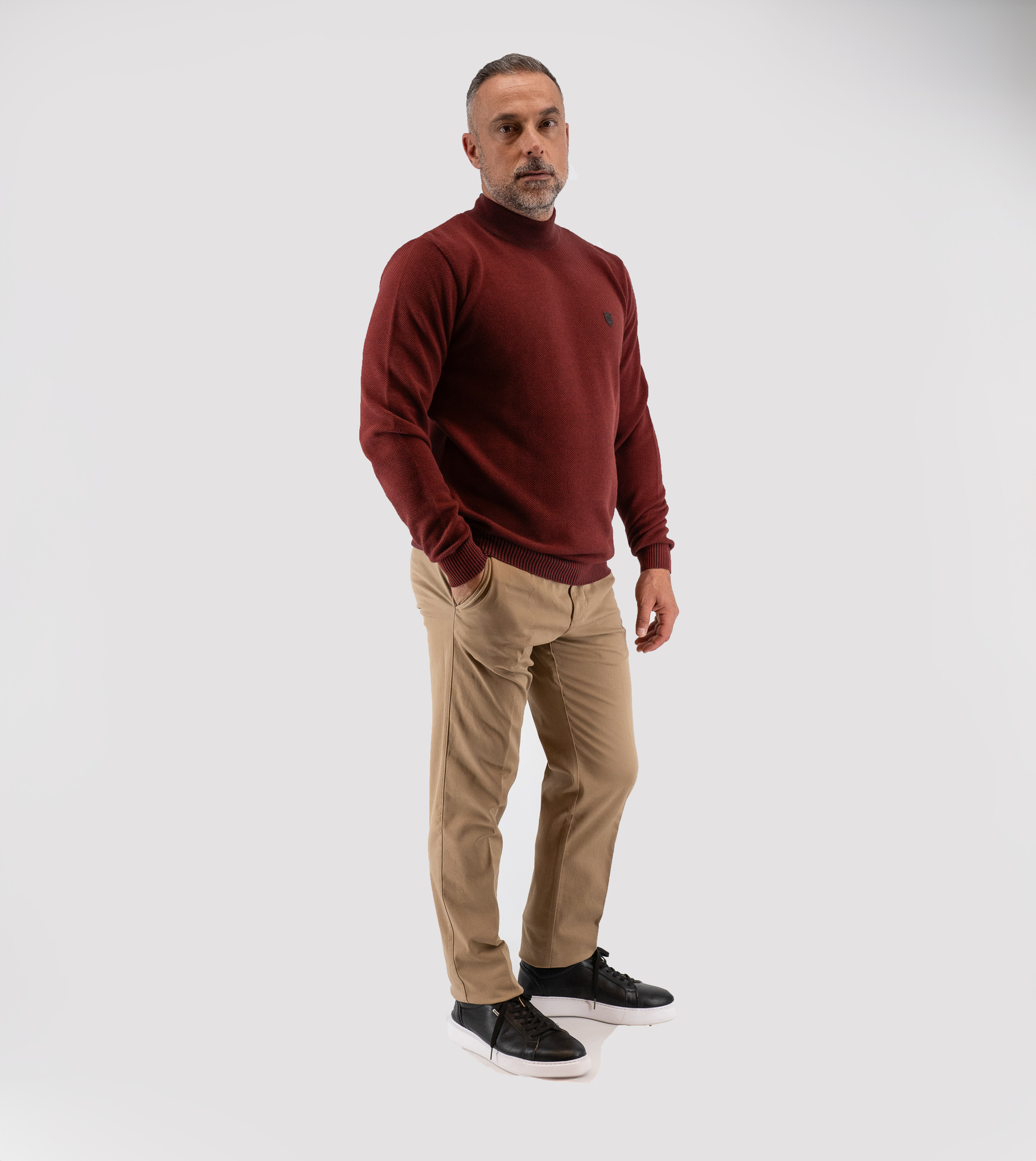 Πλεκτό λουπέτο Guy Laroche κεραμιδί regular fit GL2329204_25 - Image 6