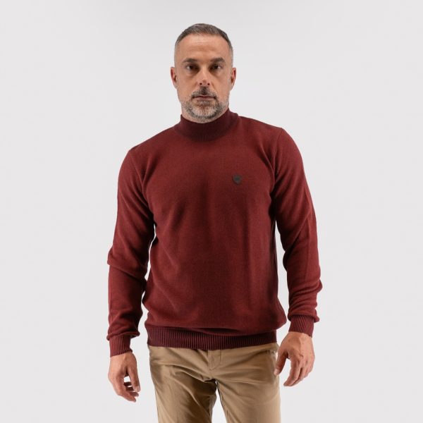 Πλεκτό λουπέτο Guy Laroche κεραμιδί regular fit GL2329204_25