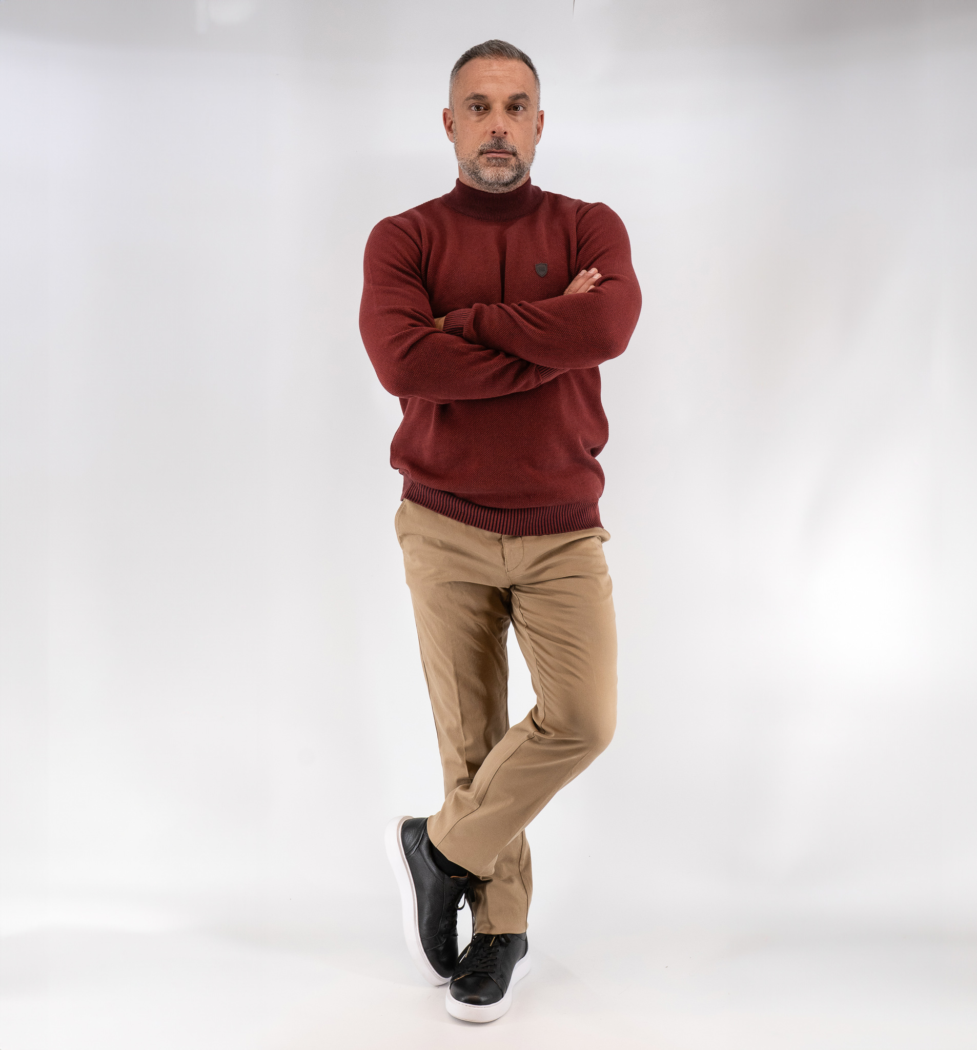 Παντελόνι chinos Guy Laroche μπεζ fit line GL2325165_71155_10 - Image 4