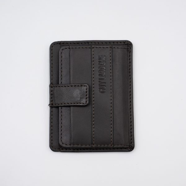 Πορτοφόλι-καρτοθήκη Guy Laroche καφέ δερμάτινη 10,5x8cm GL38607_3 - M, Καφέ