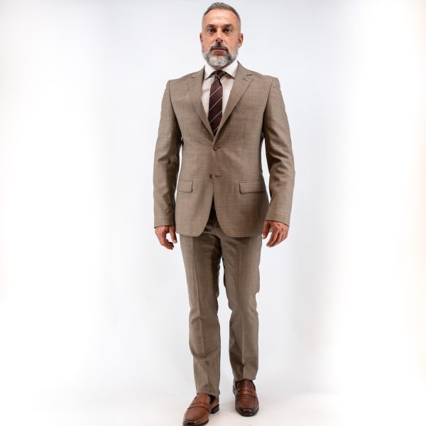 Κοστούμι Guy Laroche μόκα fit line GLEW21115_10121_86 - 58, μόκα