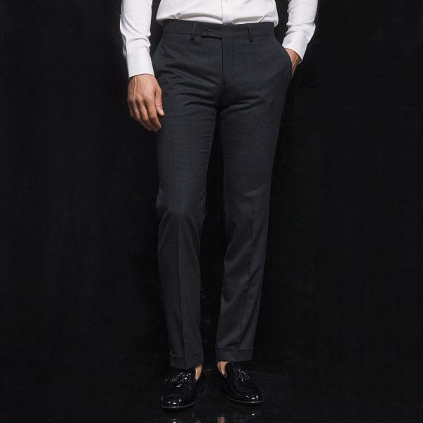 Παντελόνι Guy Laroche ανθρακί modern fit GLEW22409_2081_803