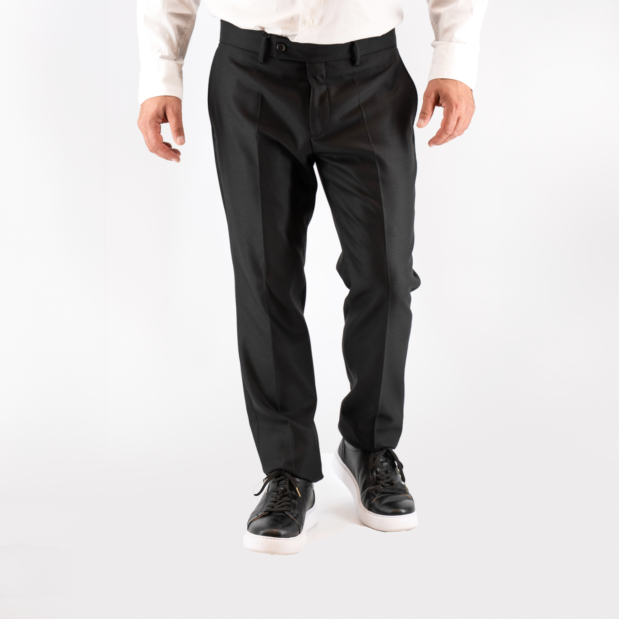 Παντελόνι Guy Laroche μαύρο modern fit GLEW22615_2081TR_101