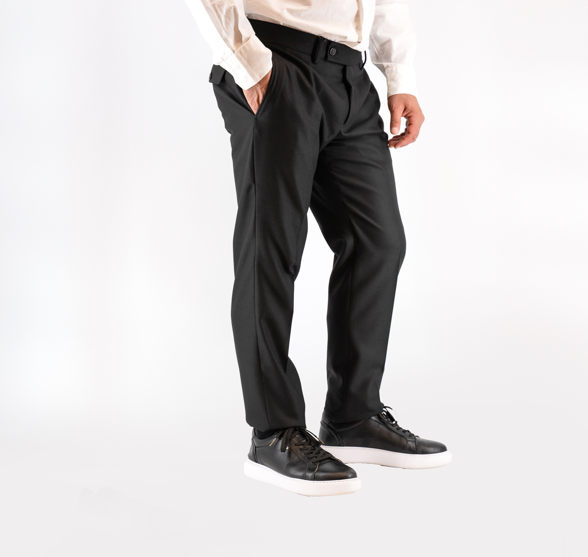 Παντελόνι Guy Laroche μαύρο modern fit GLEW22615_2081TR_101 - Image 2