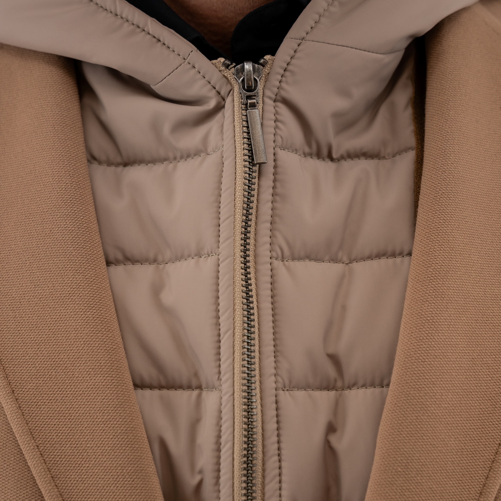 Σακάκι Guy Laroche μπεζ με αποσπώμενη κουκούλα fit line GLEW23003_10121K_F_40 - Image 14