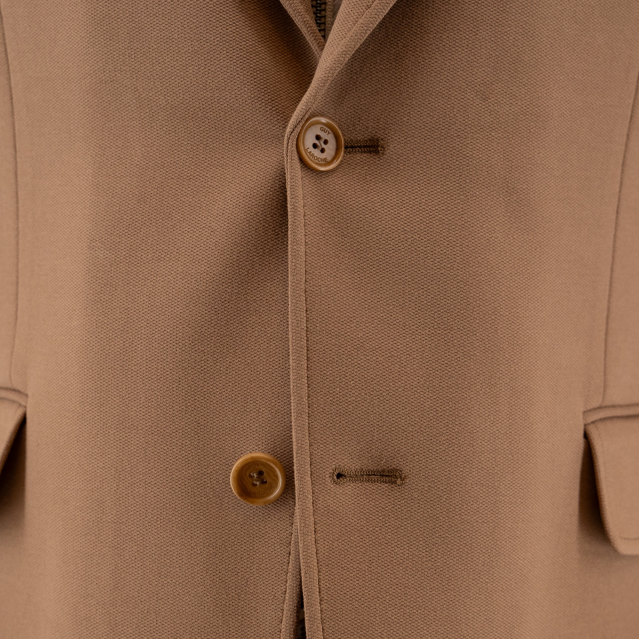 Σακάκι Guy Laroche μπεζ με αποσπώμενη κουκούλα fit line GLEW23003_10121K_F_40 - Image 10