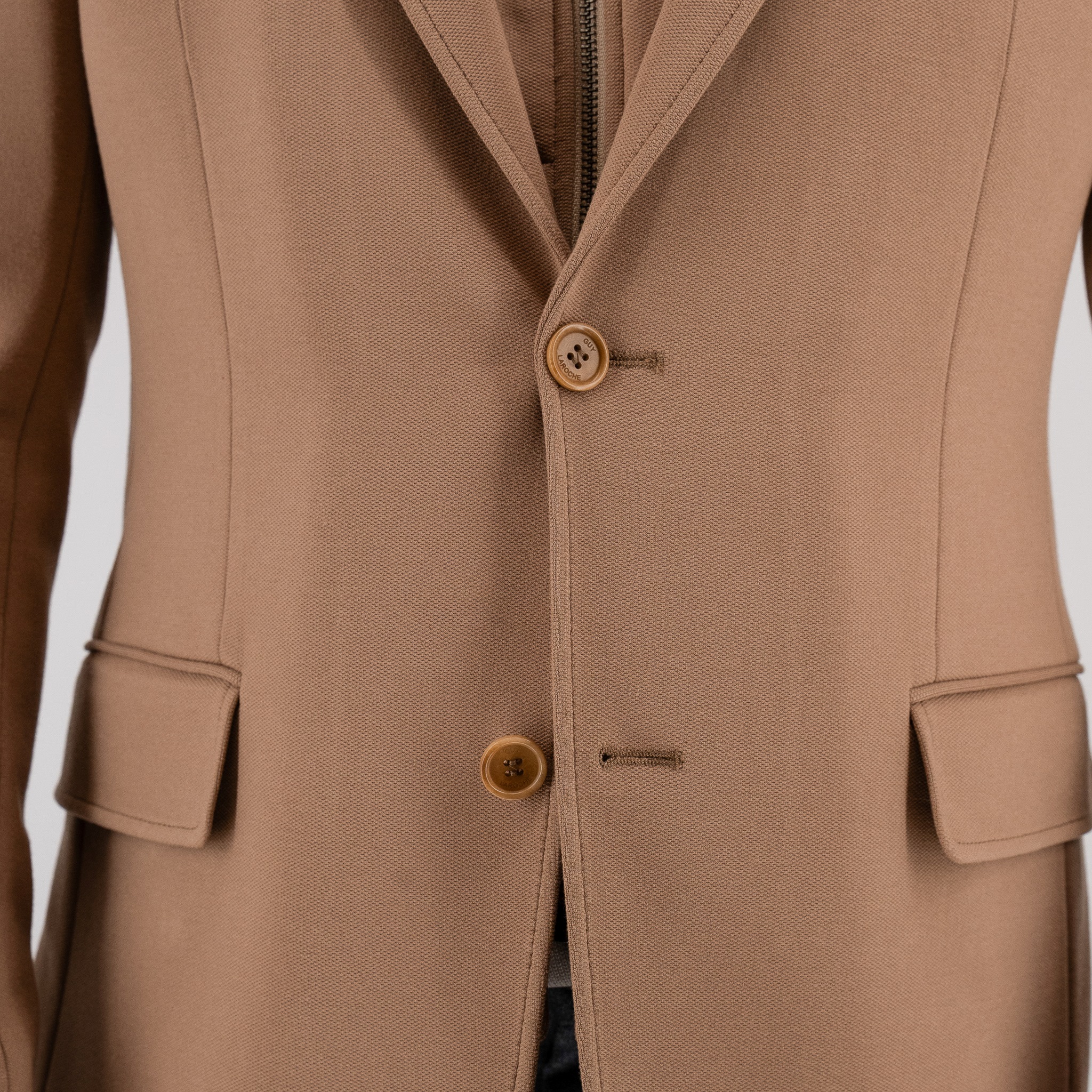 Σακάκι Guy Laroche μπεζ με αποσπώμενη κουκούλα fit line GLEW23003_10121K_F_40 - Image 22