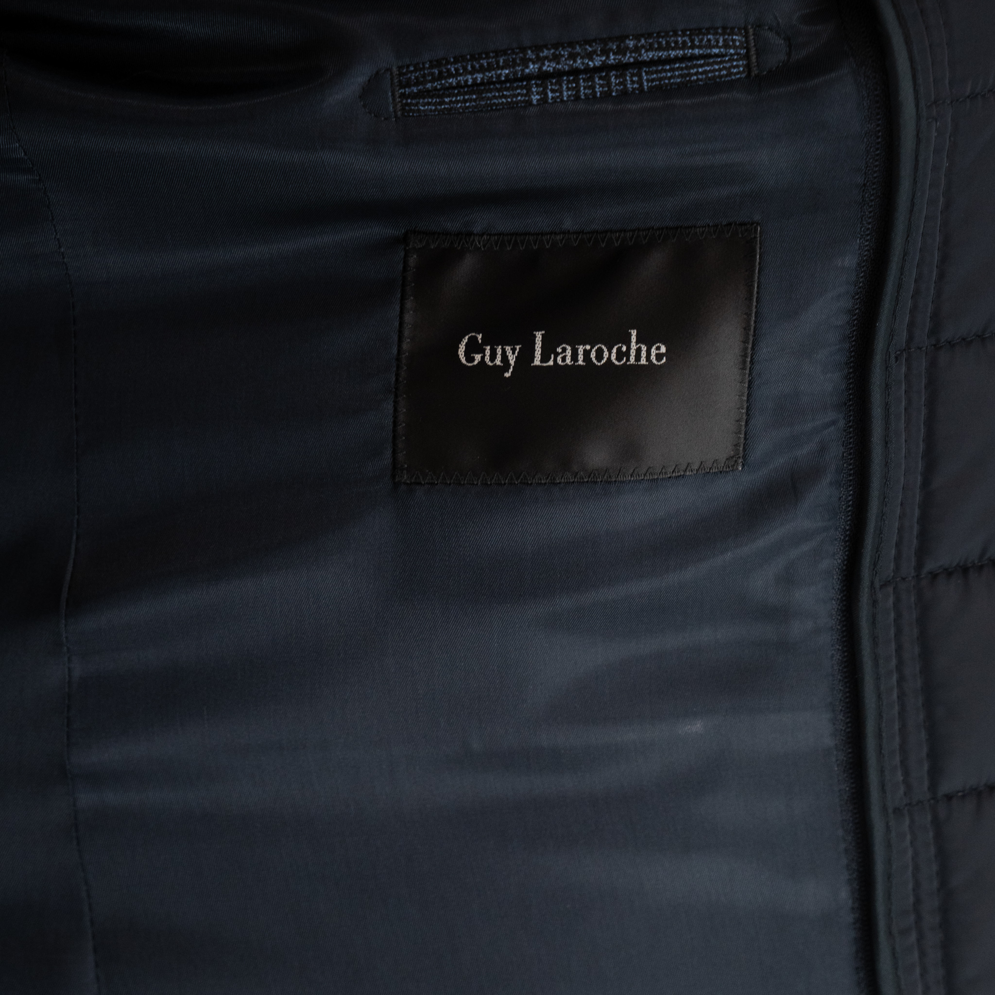 Σακάκι καρώ Guy Laroche μπλε με αποσπώμενη μόστρα fit line GLEW23403_10121VF_509 - Image 4