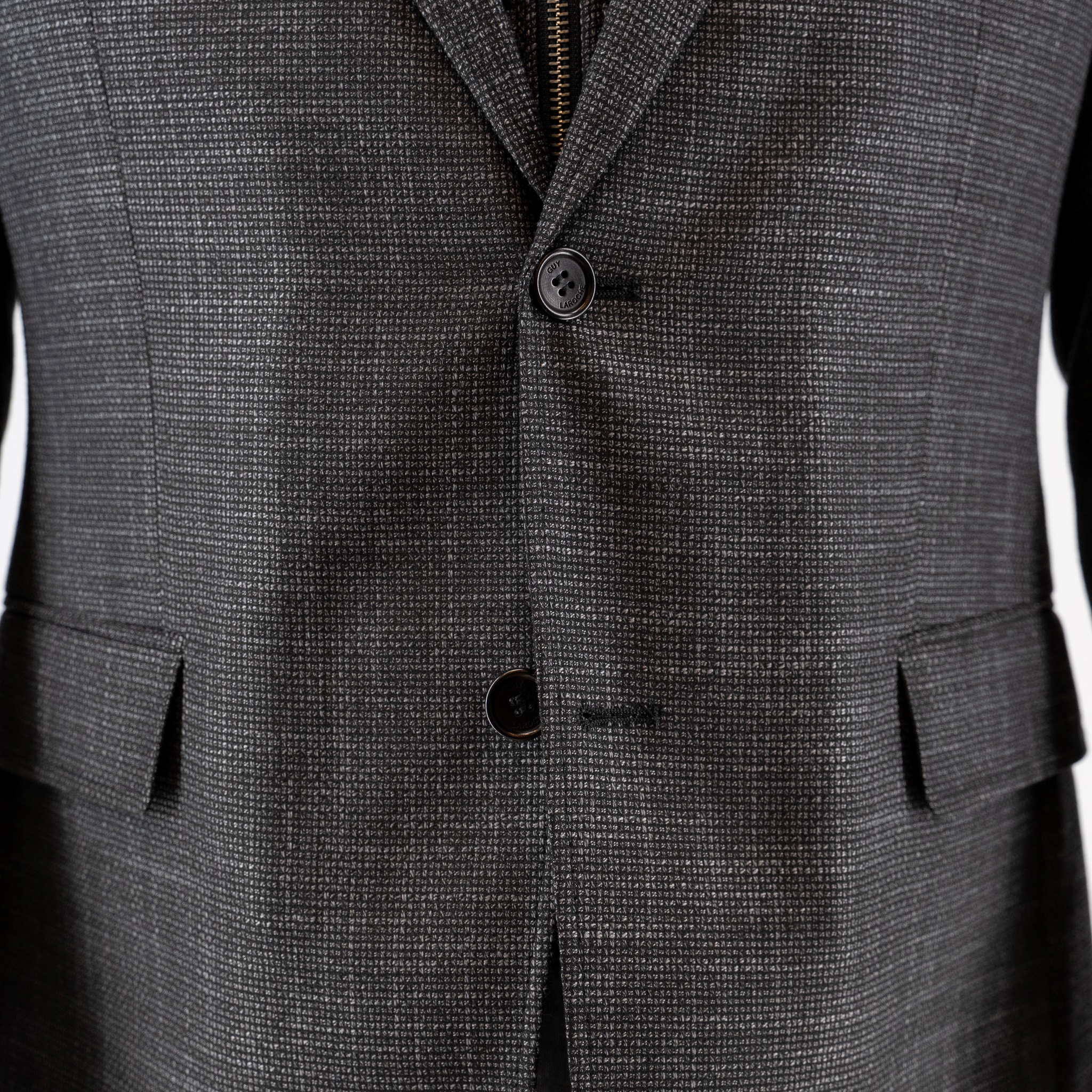 Σακάκι Guy Laroche γκρι με αποσπώμενη μόστρα fit line GLEW23605_10121VF_3 - Image 7