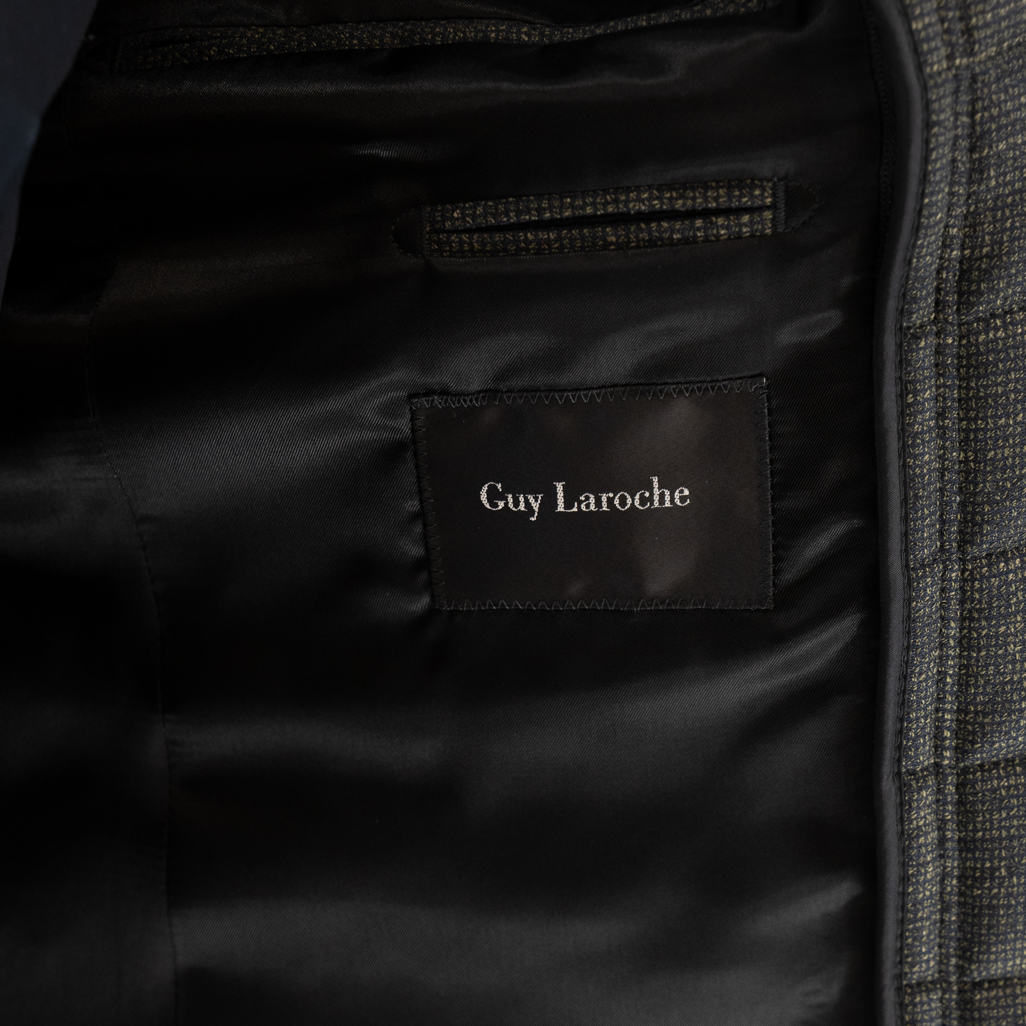 Σακάκι Guy Laroche λαδί με αποσπώμενη μόστρα fit line GLEW23605_10121VF_5 - Image 5
