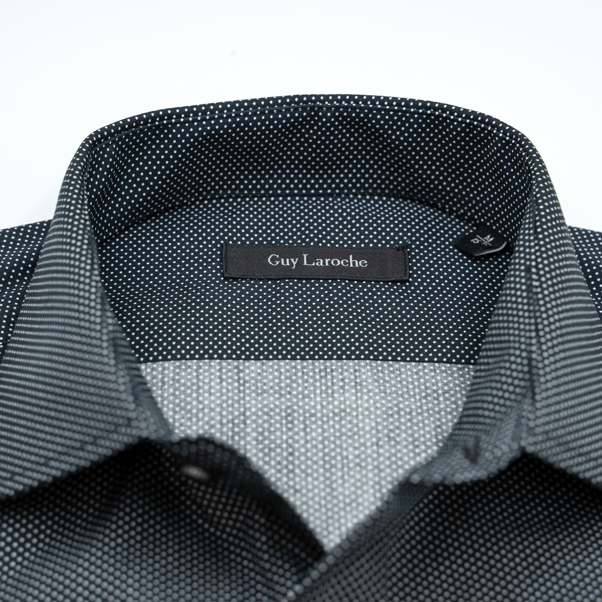 Πουκάμισο Guy Laroche μαύρο πουά regular fit GLEW28717_CL_4 - Image 4