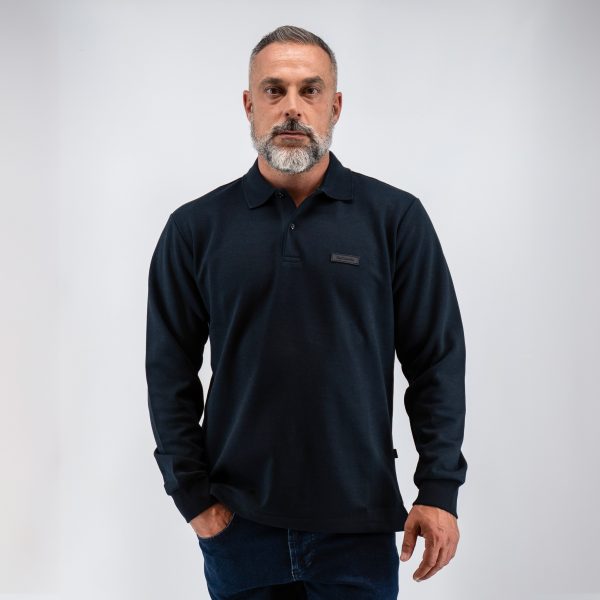 Μπλούζα Guy Laroche μπλε πόλο regular fit GLEW29201A_2