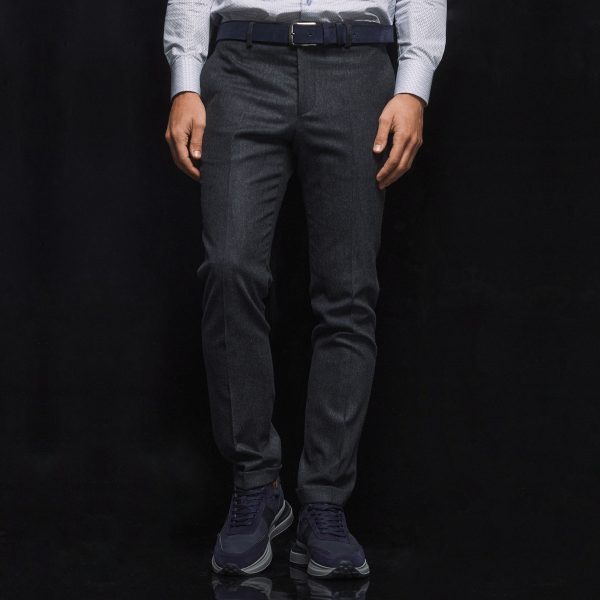 Παντελόνι πολιτικό Guy Laroche ανθρακί modern fit GLEW22923_G097_9