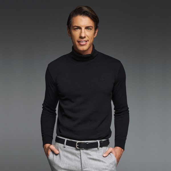 Ζιβάγκο plain Guy Laroche μαύρο regular fit GLEW27850_1