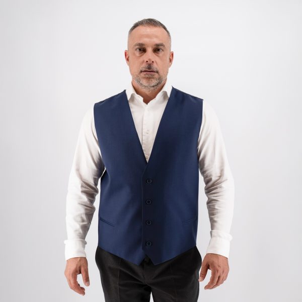 Γιλέκο κοστουμιού Guy Laroche μπλε fit line GLES10157_800_308